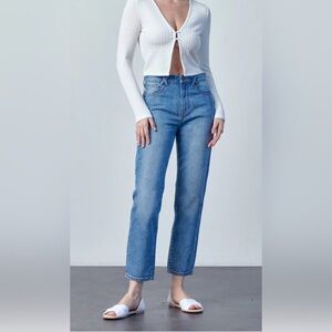 Muselooks Slim Boyfriend mid wash jeans